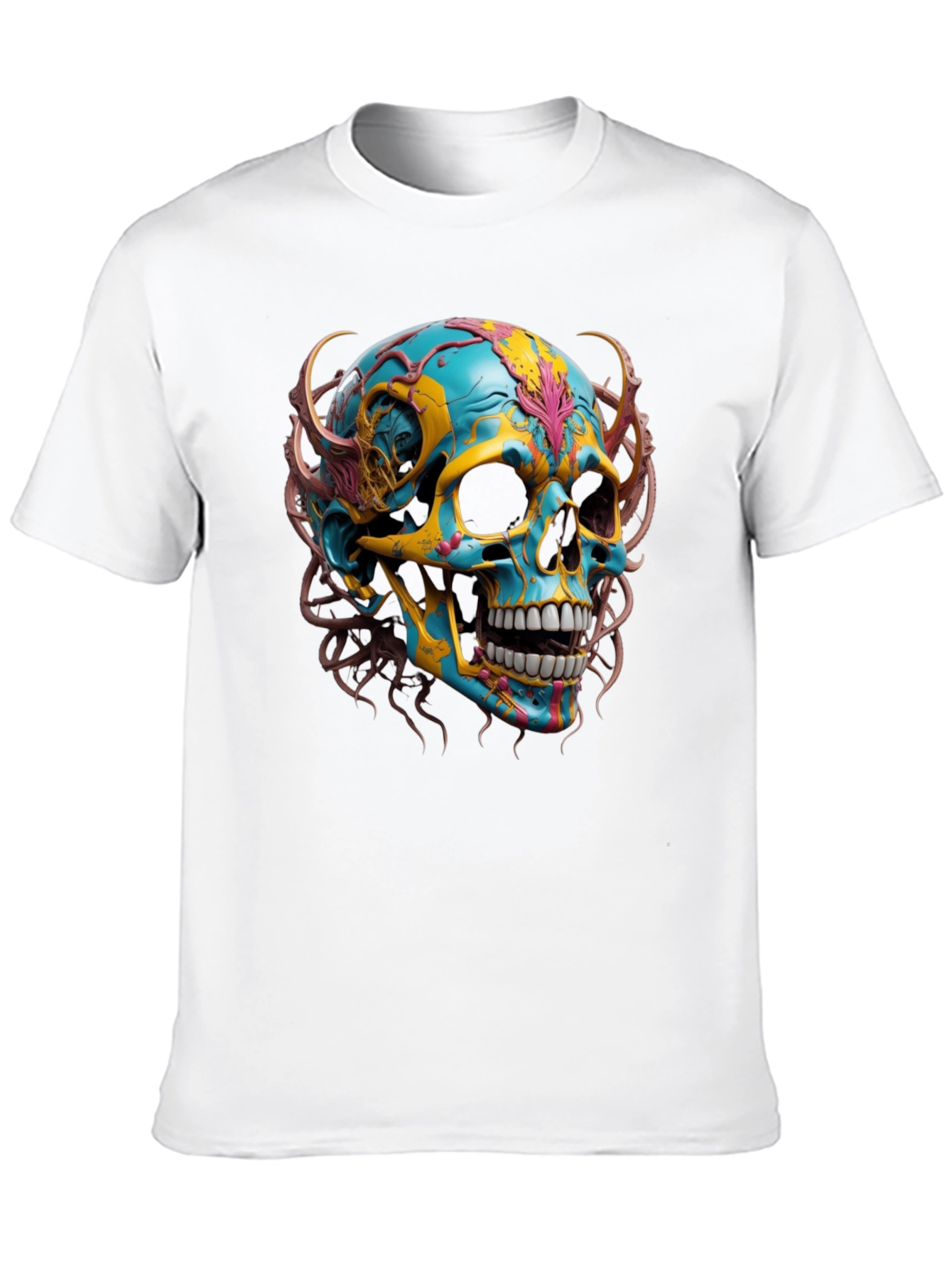Skull Graphic Print T-Shirt