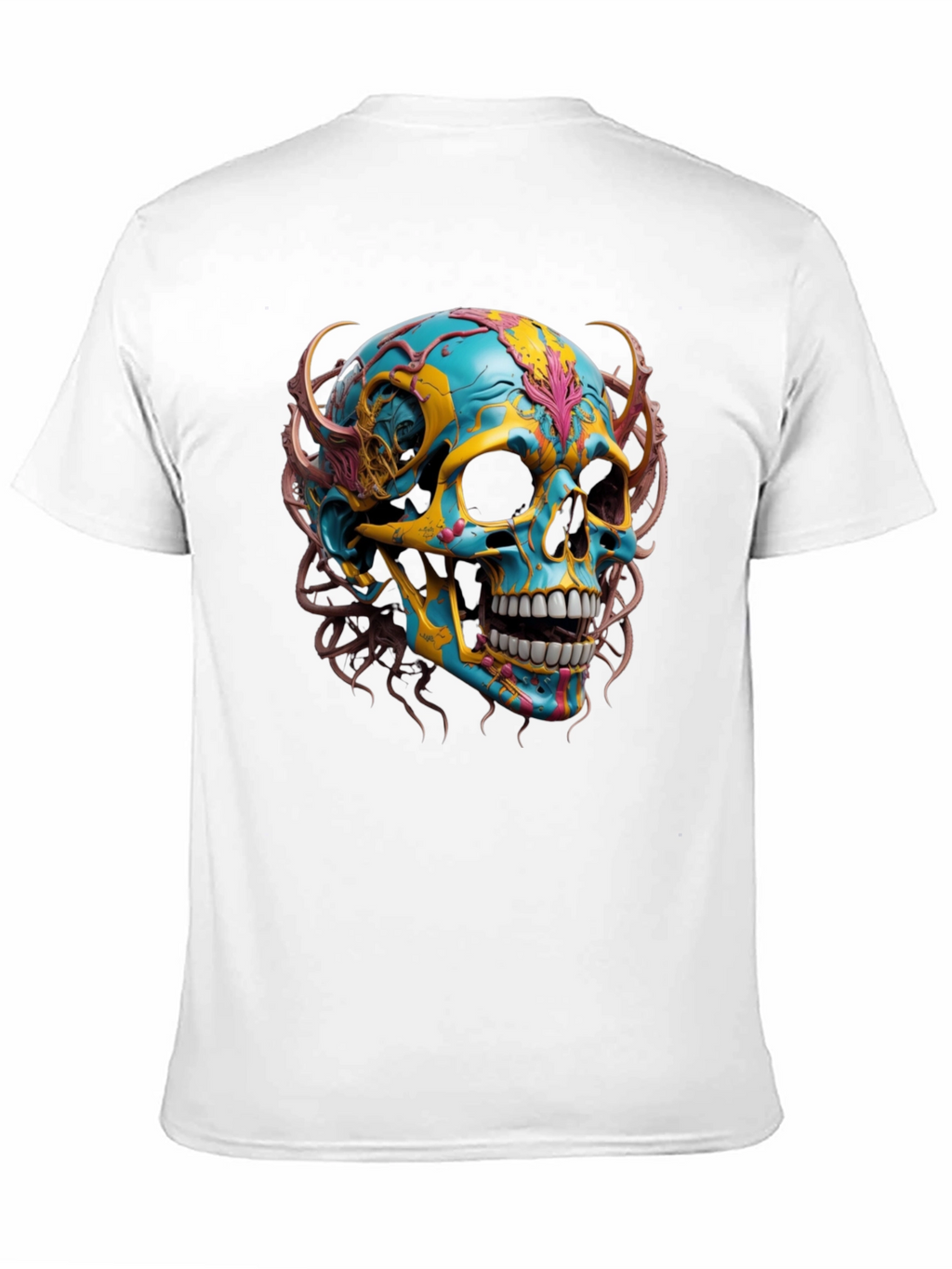 Skull Graphic Print T-Shirt