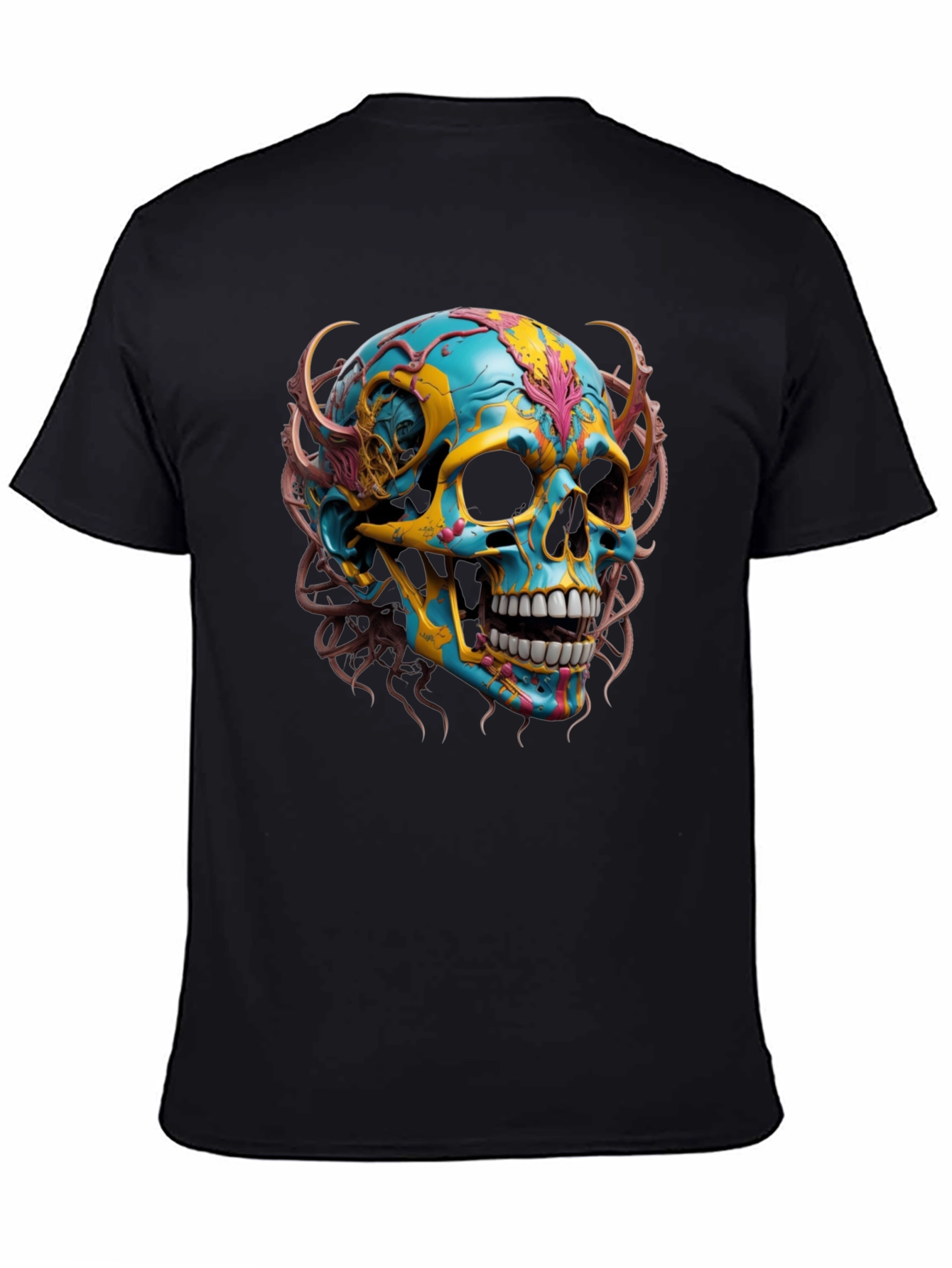 Skull Graphic Print T-Shirt
