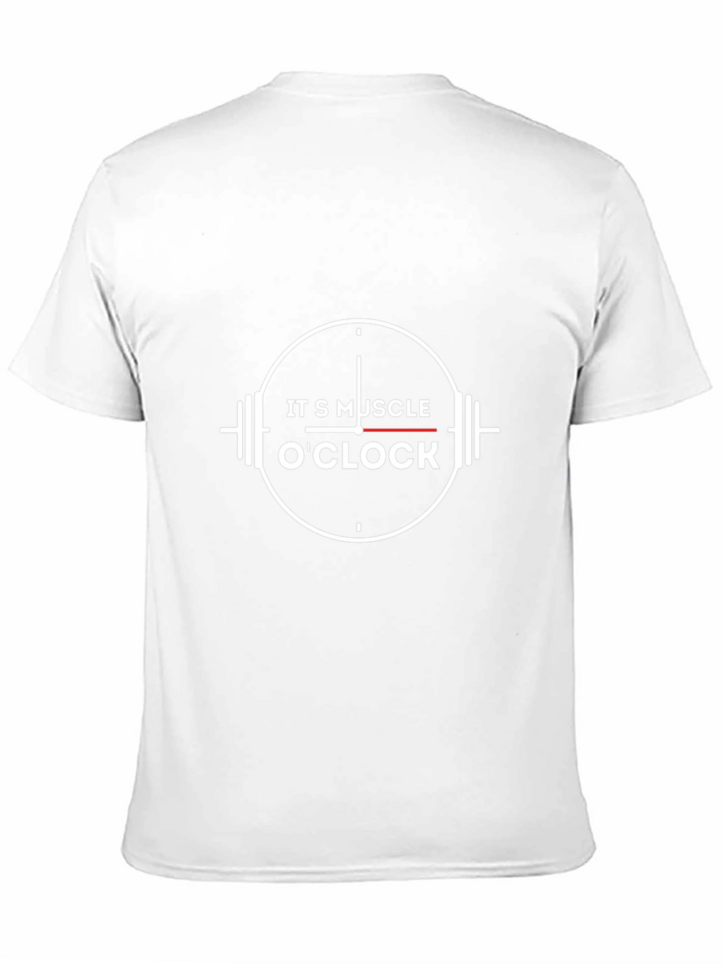Its Muscle OClock Black Graphic T-Shirt