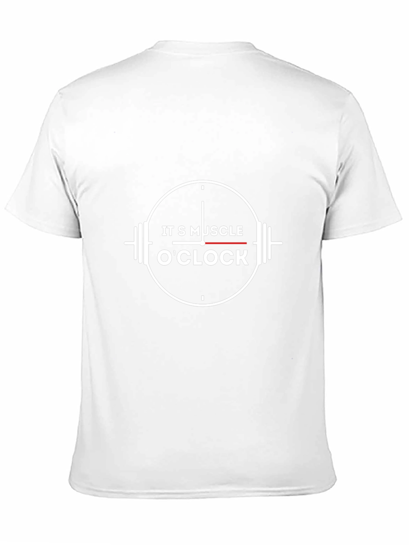 Its Muscle OClock Black Graphic T-Shirt
