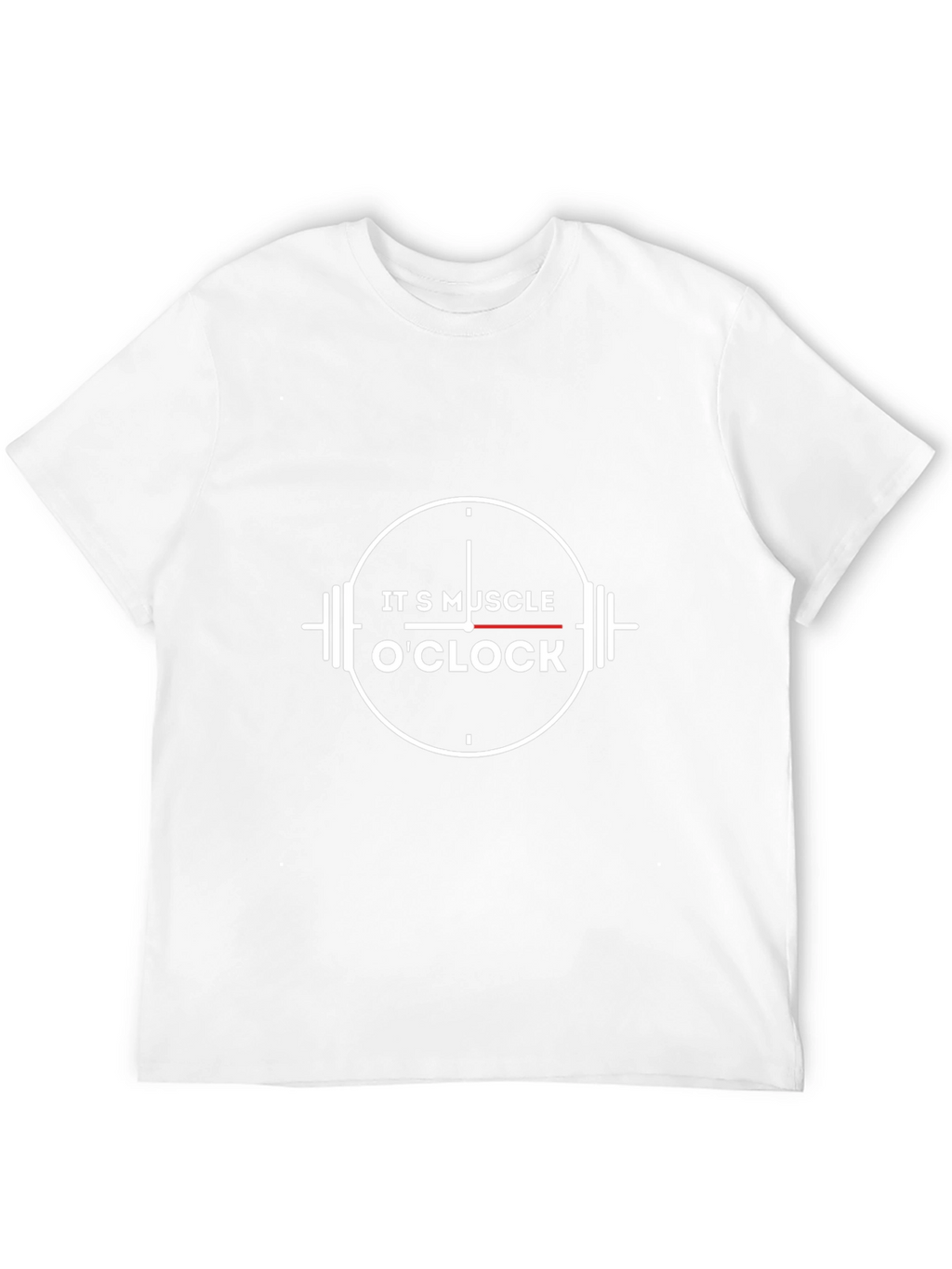 Its Muscle OClock Black Graphic T-Shirt