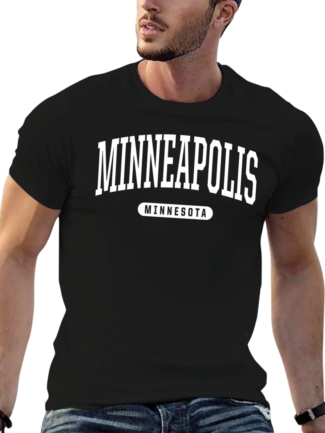 Minneapolis Minnesota T-Shirt - Black
