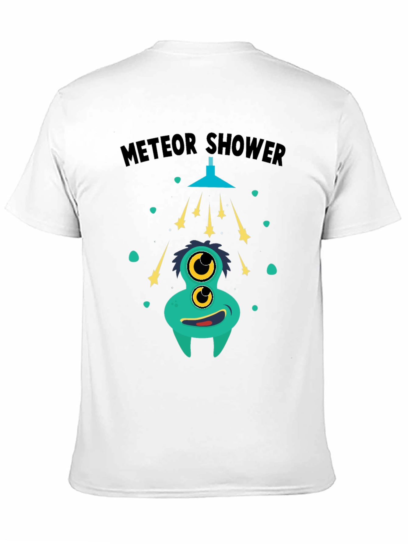 Meteor Shower Monster Graphic T-Shirt