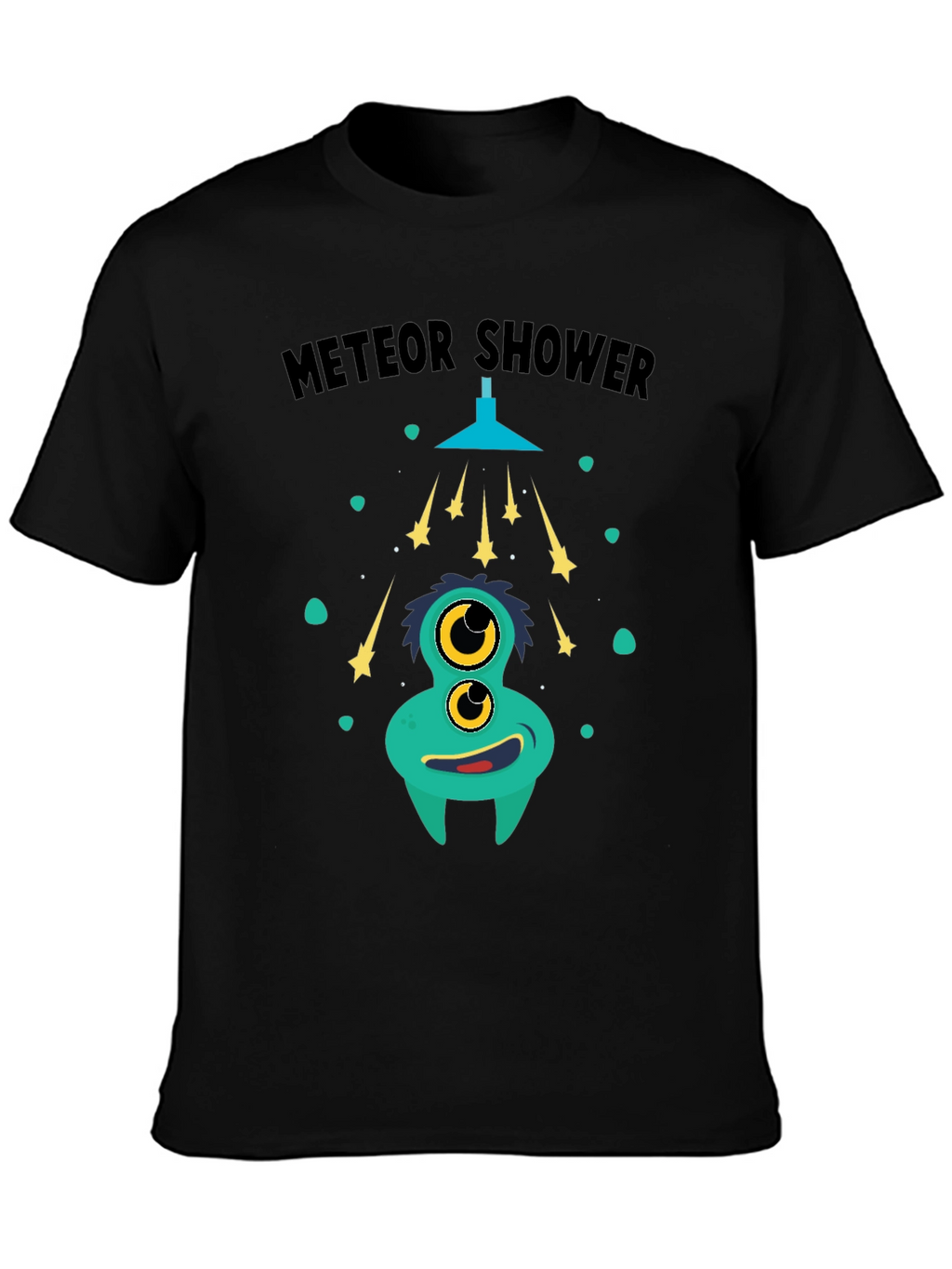 Meteor Shower Monster Graphic T-Shirt