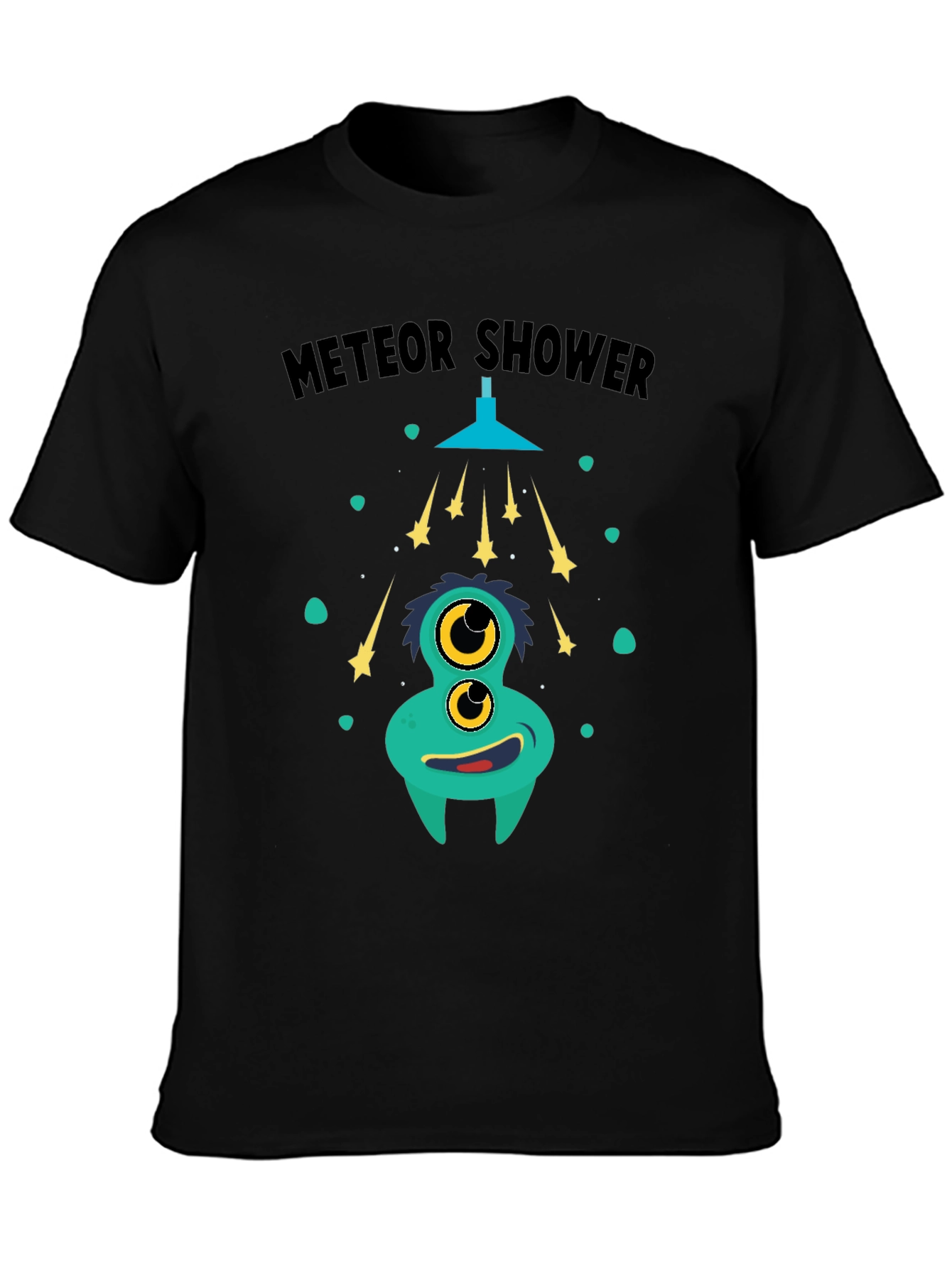 Meteor Shower Monster Graphic T-Shirt