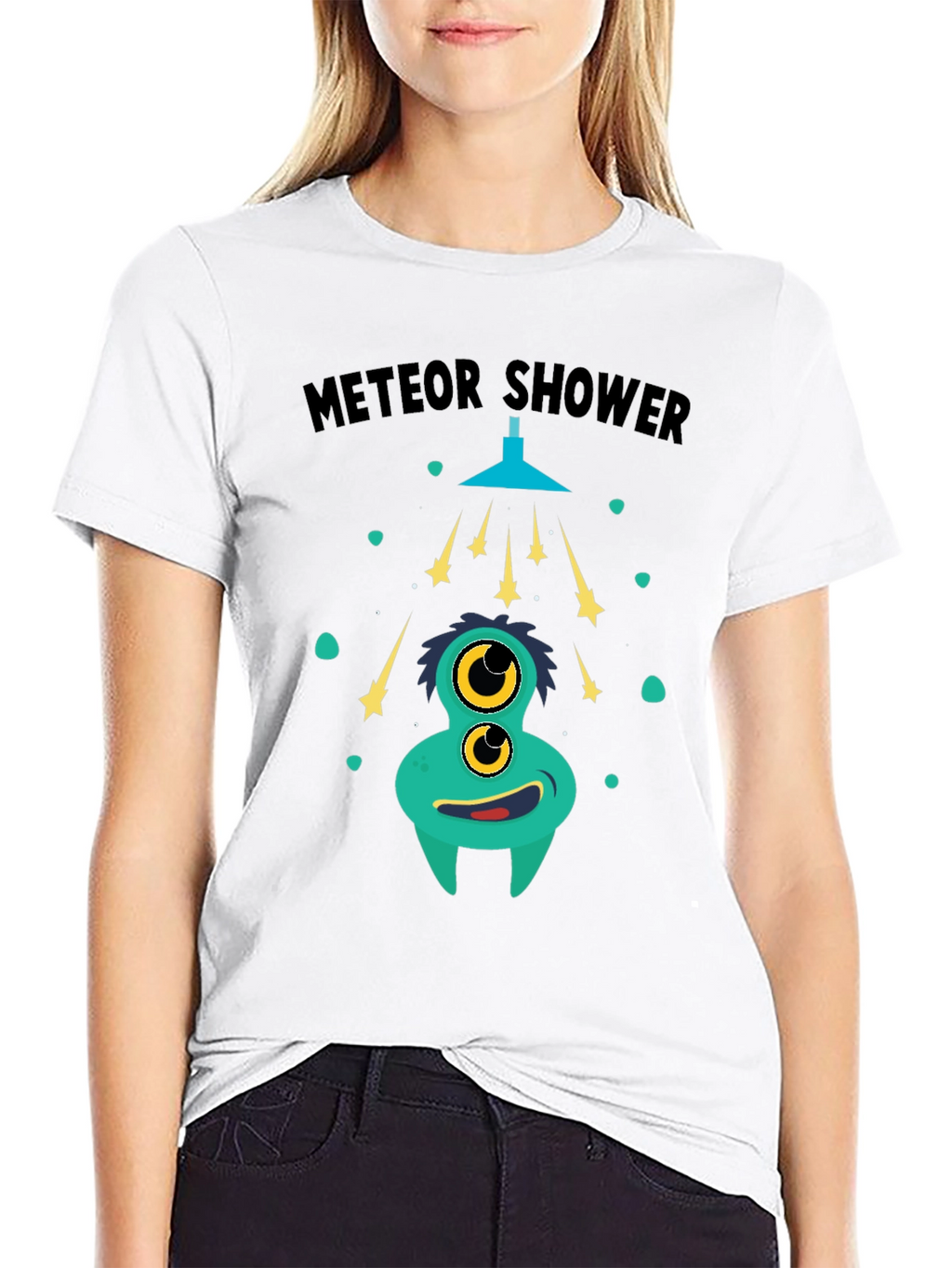 Meteor Shower Monster Graphic T-Shirt