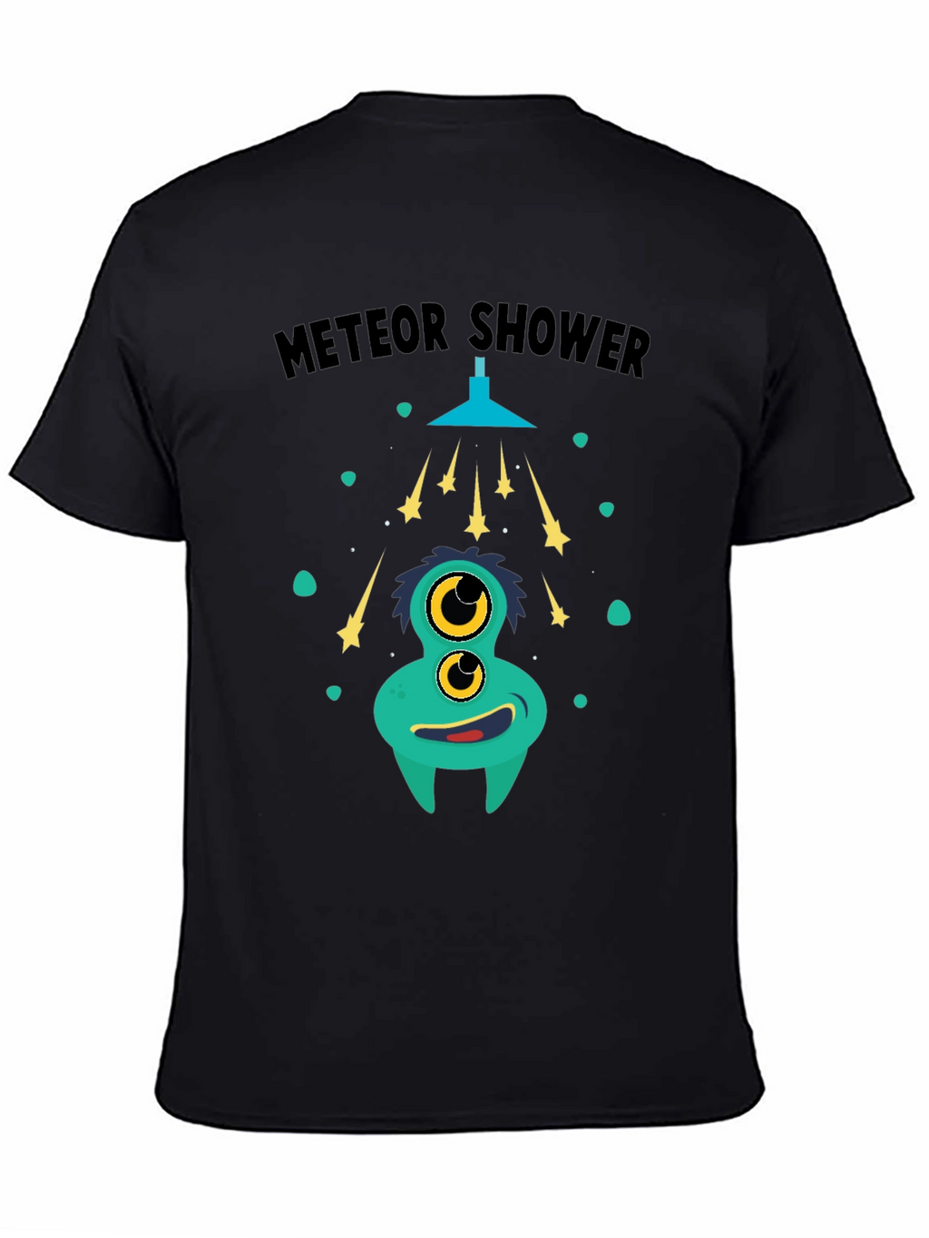 Meteor Shower Monster Graphic T-Shirt