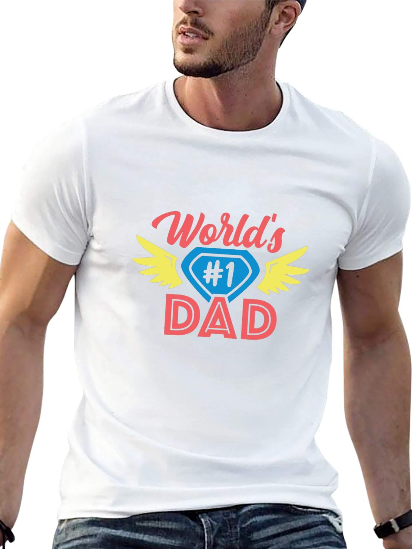 Worlds #1 Dad T-Shirt - Fathers Day Gift
