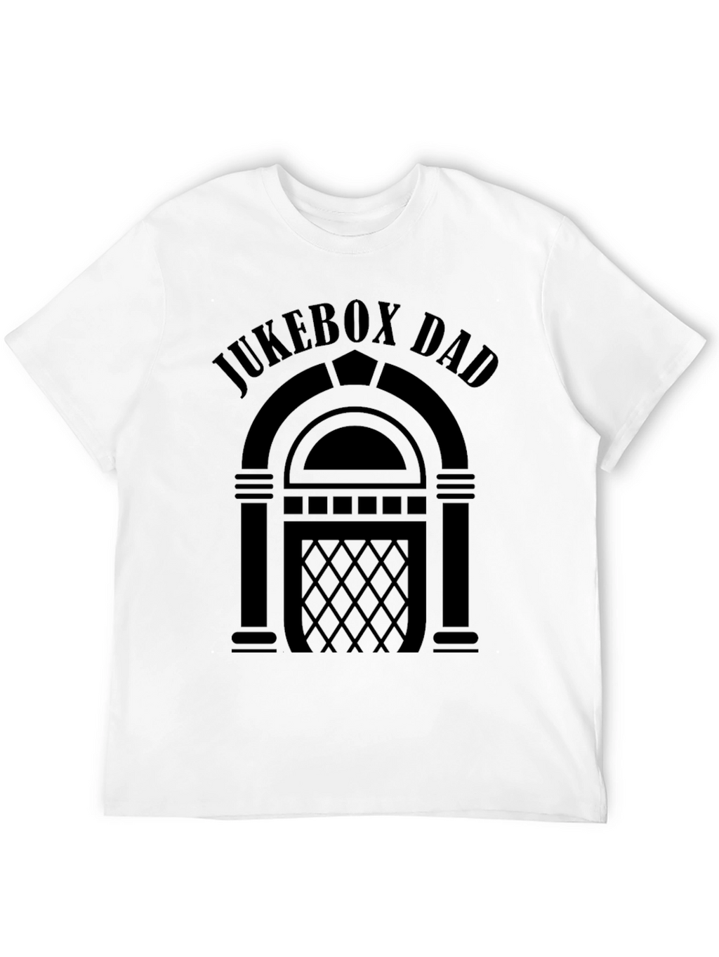 Jukebox Dad Black Graphic Tee
