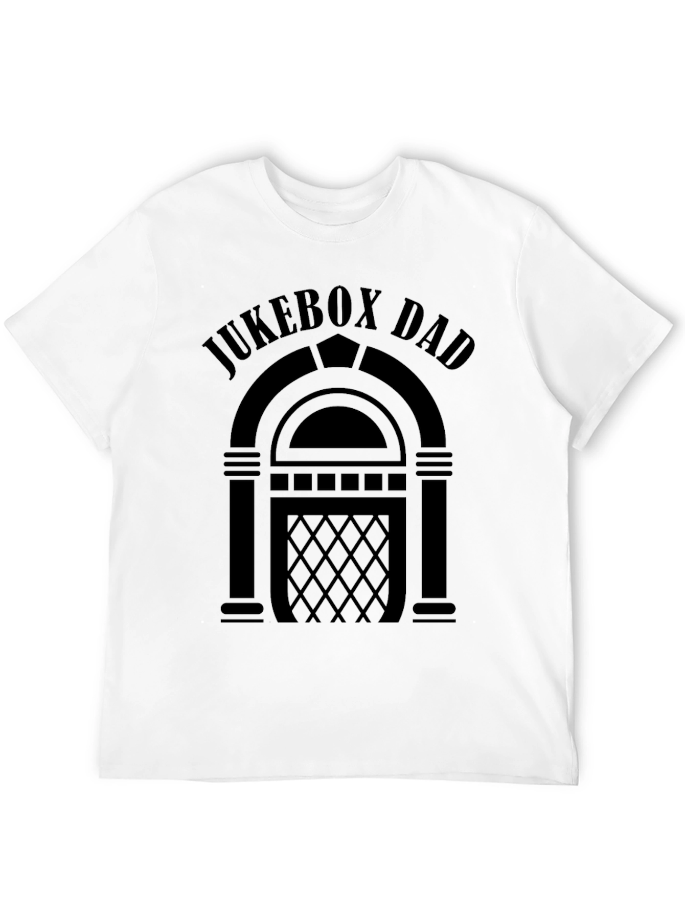 Jukebox Dad Black Graphic Tee