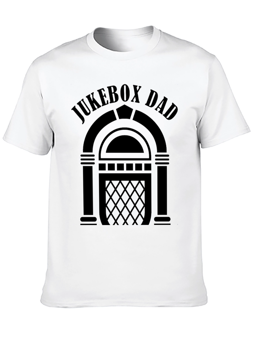 Jukebox Dad Black Graphic Tee