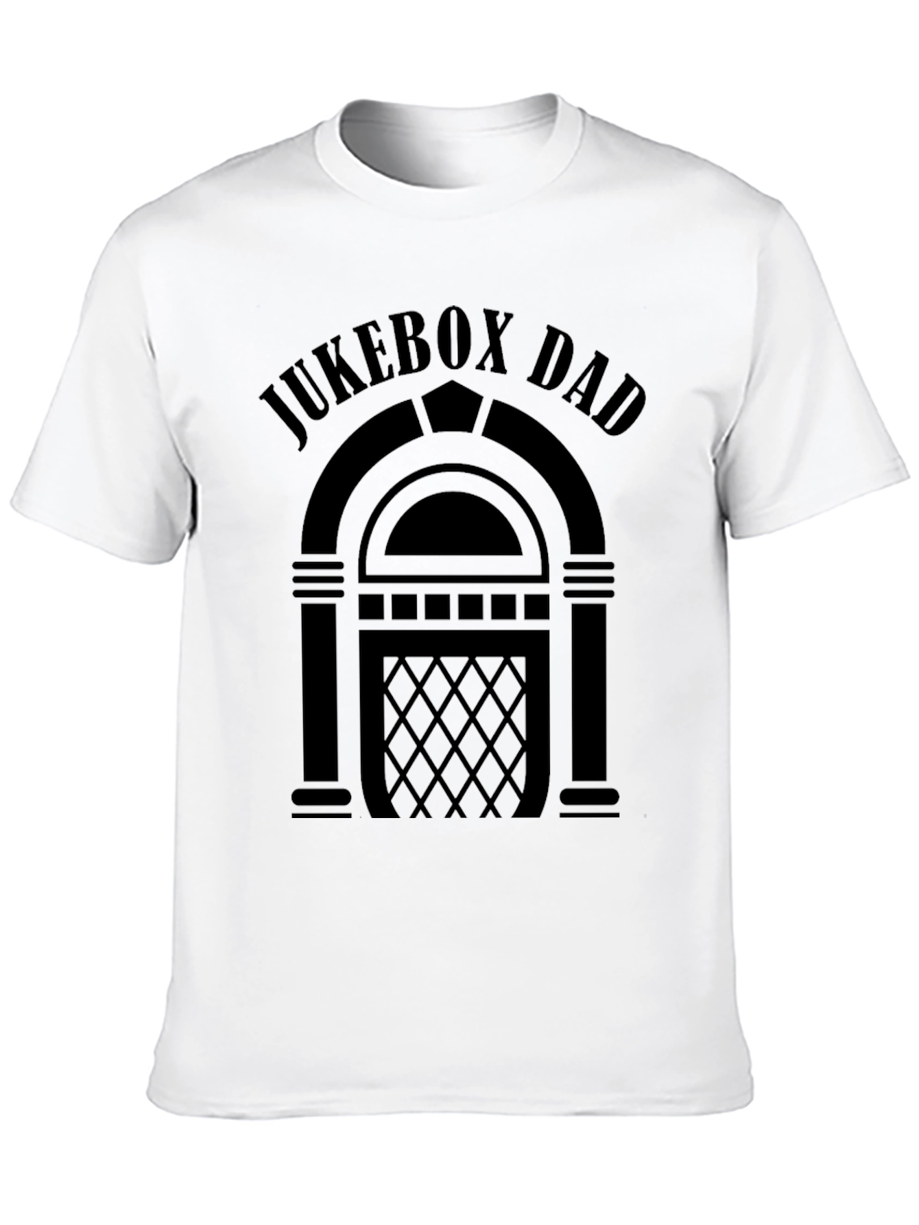 Jukebox Dad Black Graphic Tee