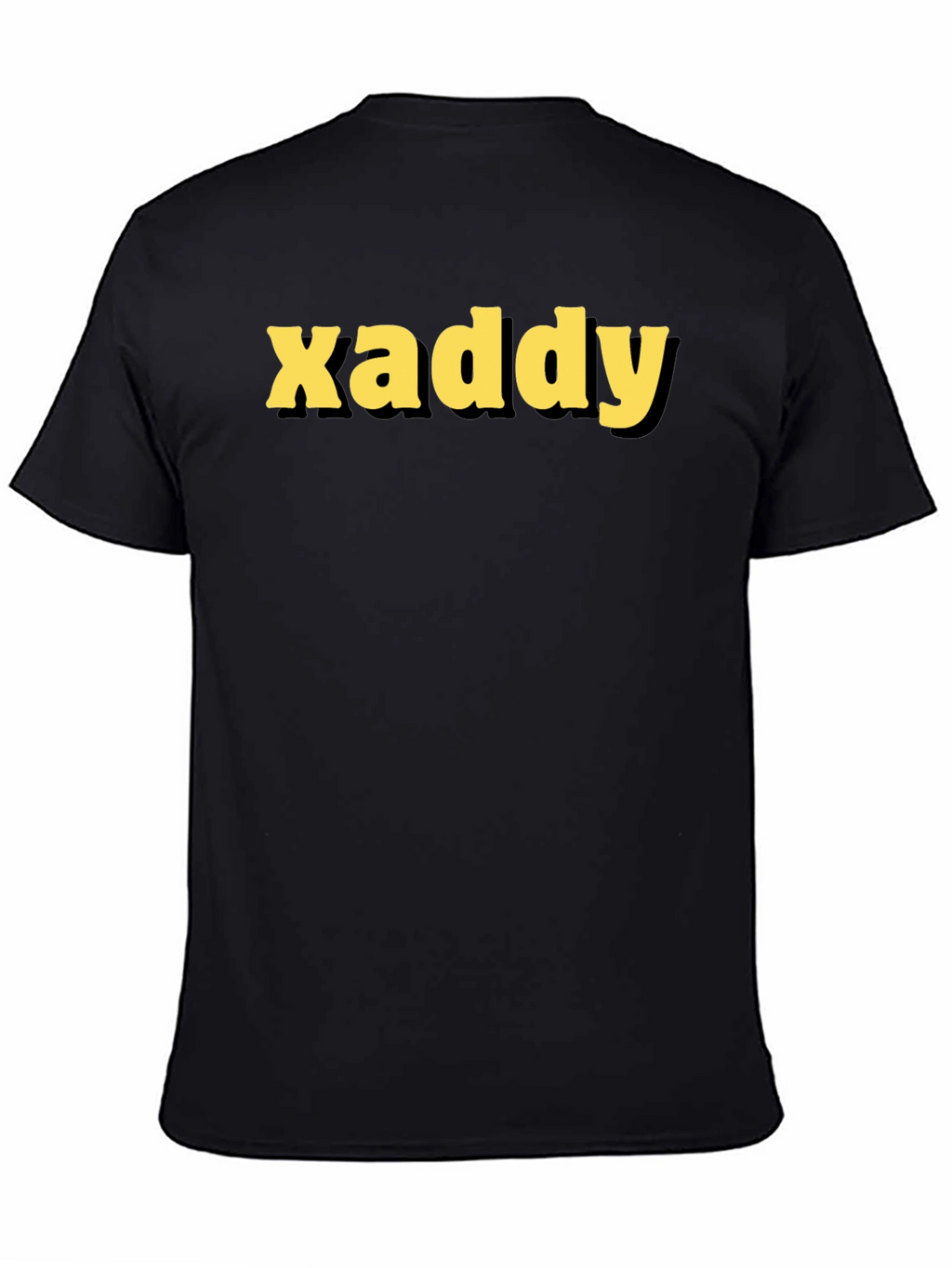 Xaddy Black Graphic Tee - Bold Style