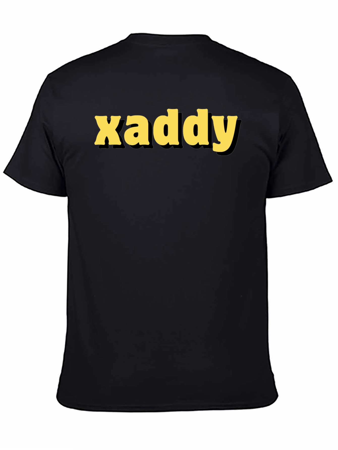 Xaddy Black Graphic Tee - Bold Style