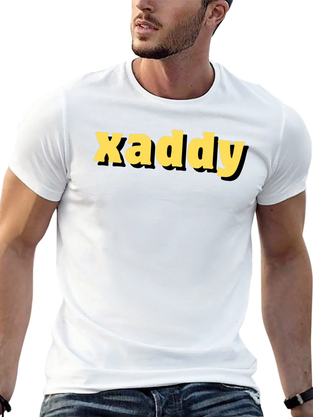 Xaddy Black Graphic Tee - Bold Style