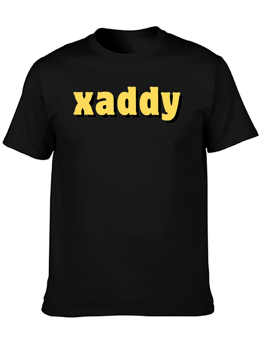 Xaddy Black Graphic Tee - Bold Style