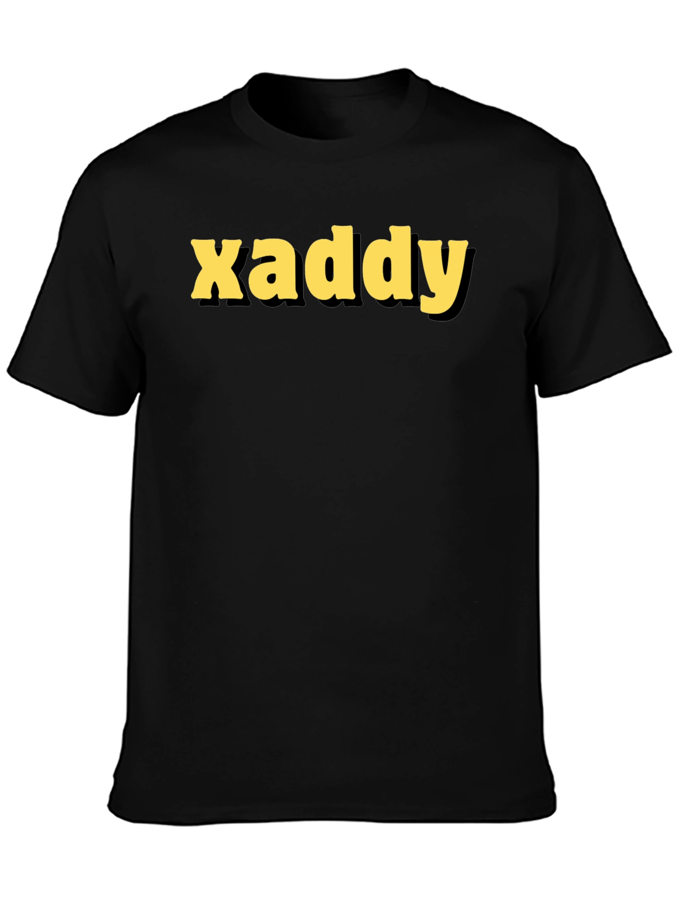 Xaddy Black Graphic Tee - Bold Style