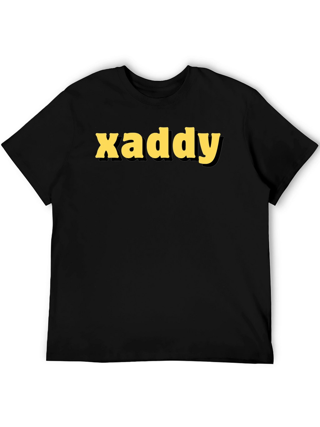 Xaddy Black Graphic Tee - Bold Style