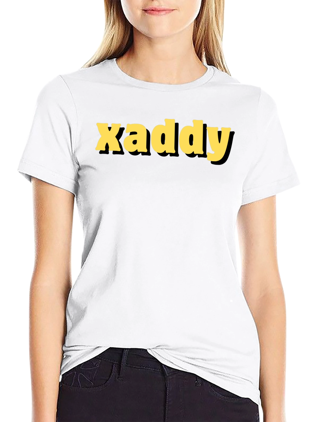 Xaddy Black Graphic Tee - Bold Style
