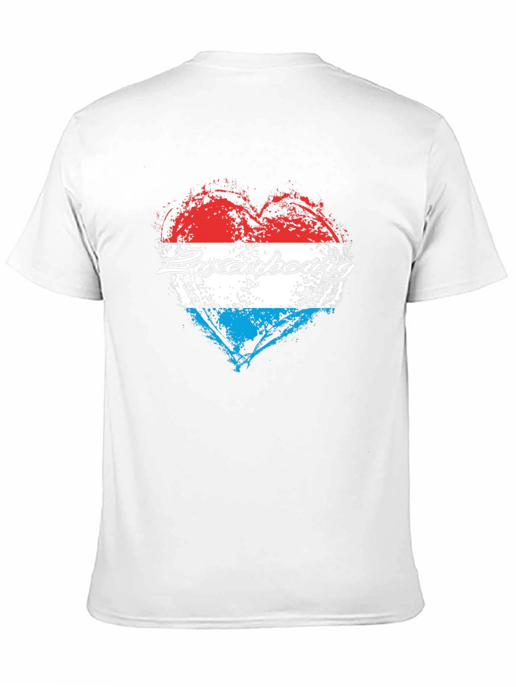 Luxembourg Flag Heart T-Shirt