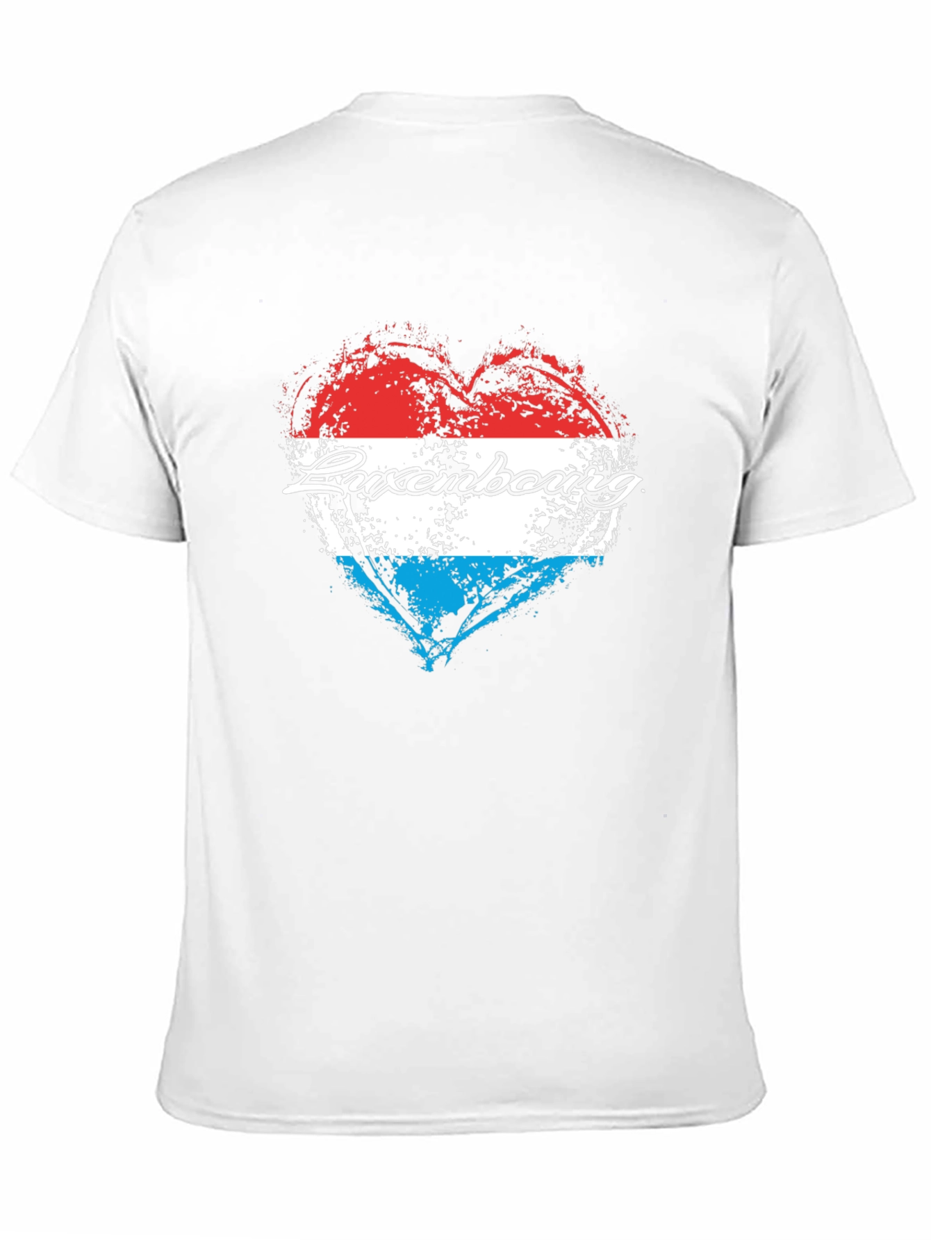 Luxembourg Flag Heart T-Shirt