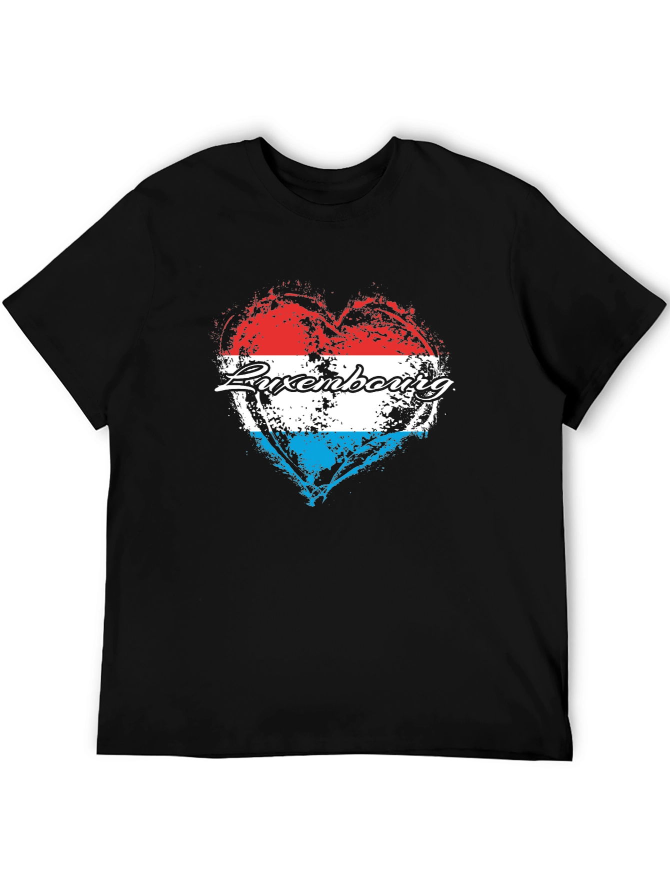 Luxembourg Flag Heart T-Shirt