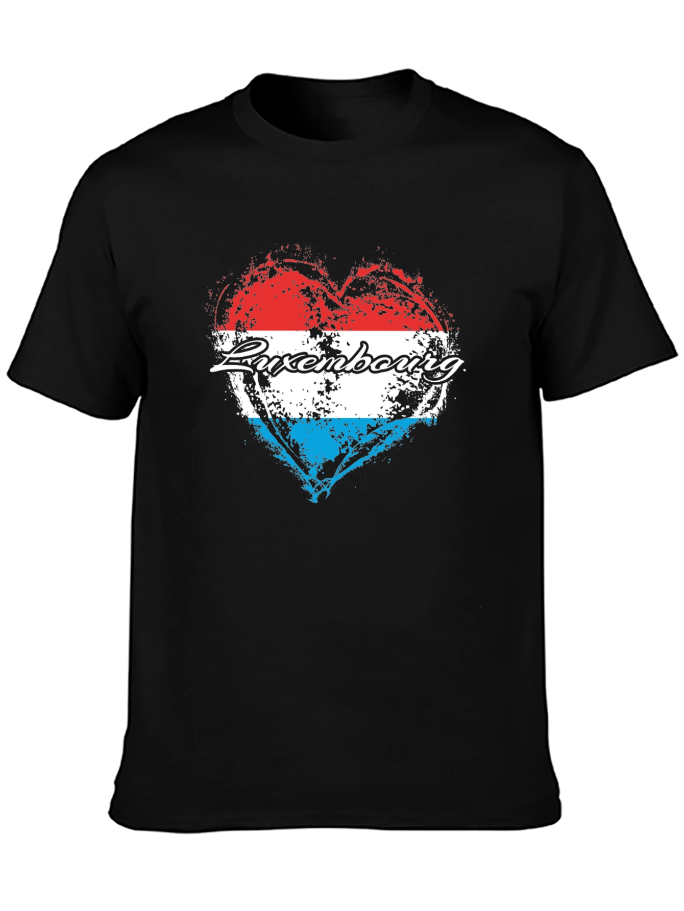 Luxembourg Flag Heart T-Shirt