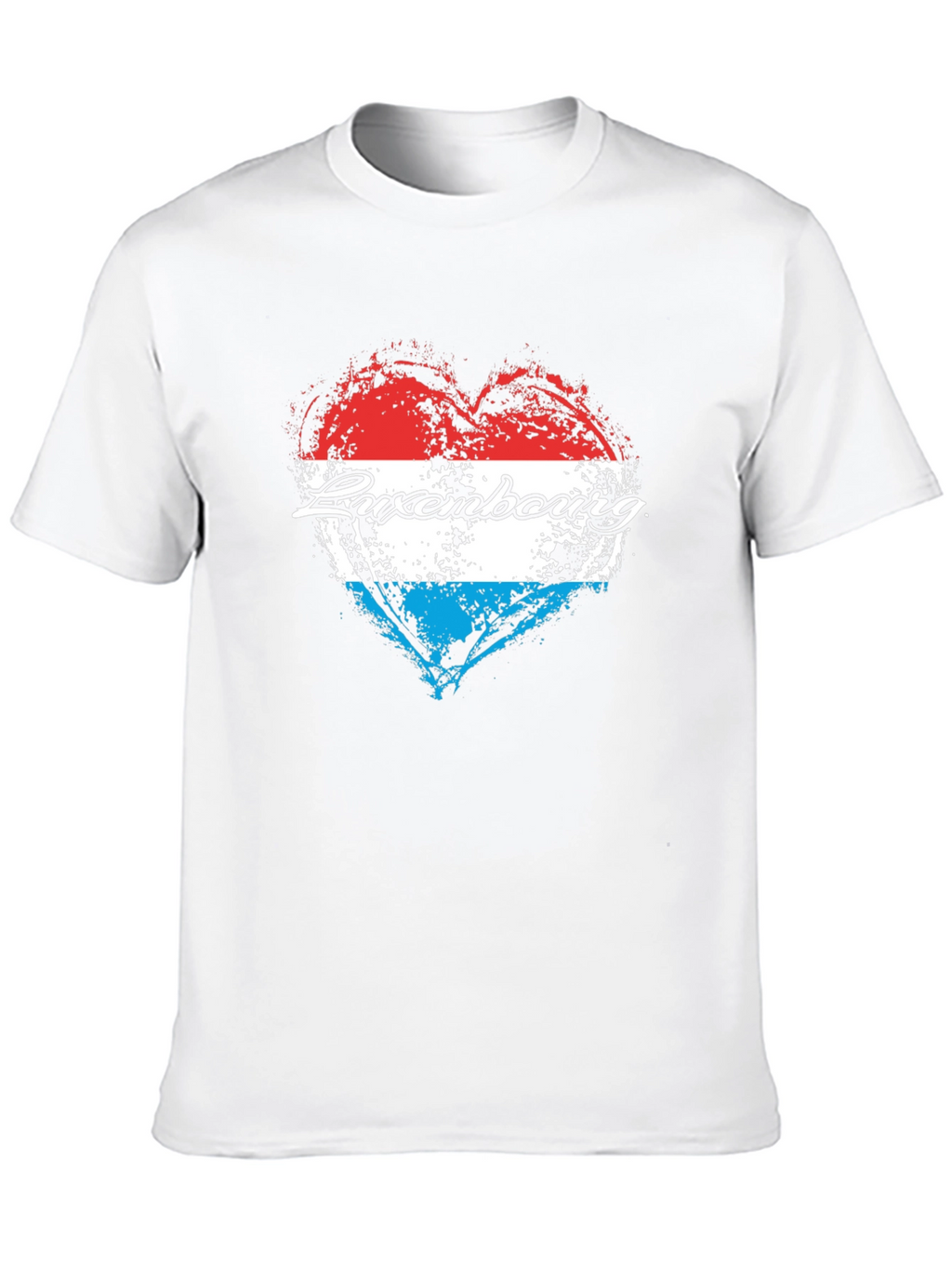 Luxembourg Flag Heart T-Shirt