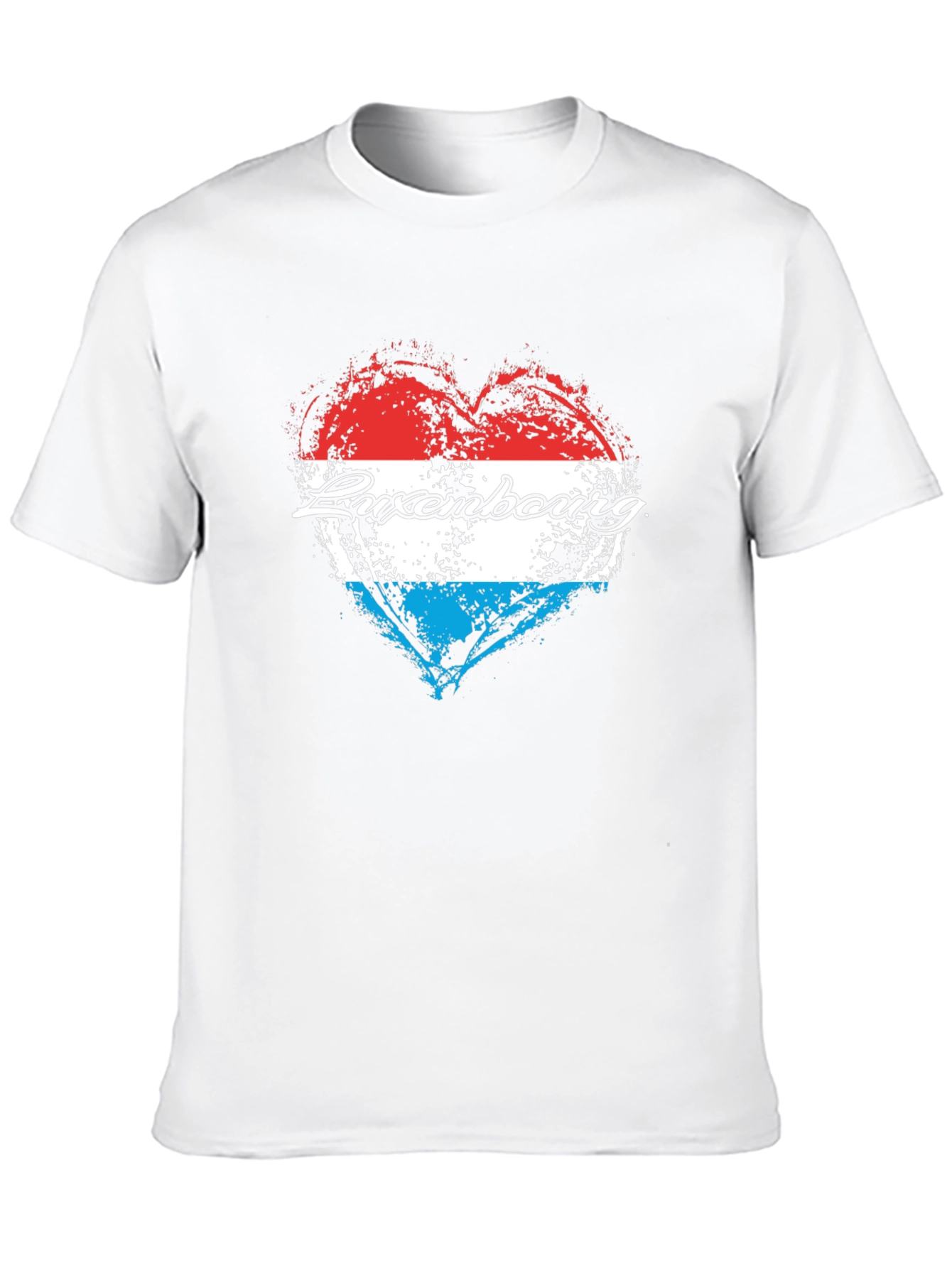 Luxembourg Flag Heart T-Shirt
