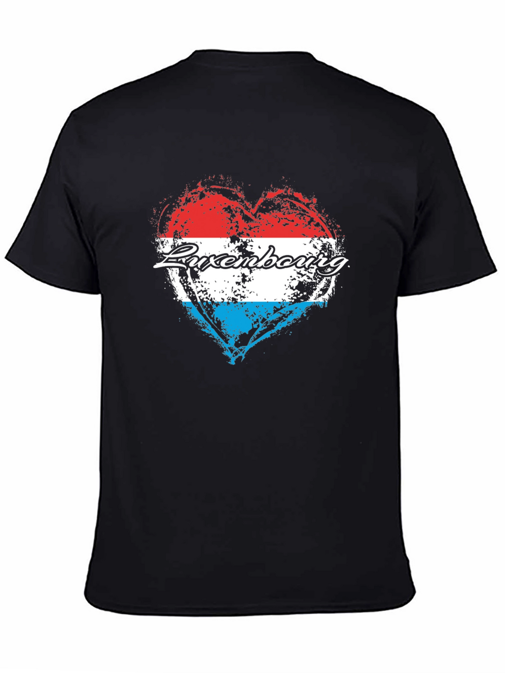 Luxembourg Flag Heart T-Shirt