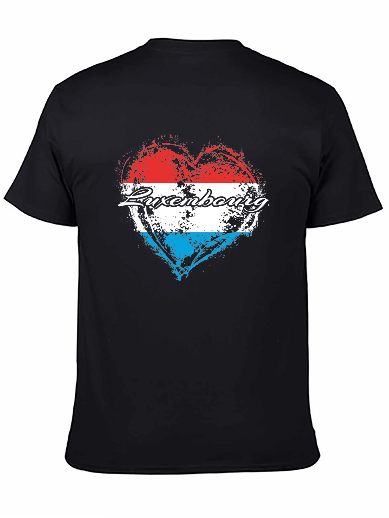 Luxembourg Flag Heart T-Shirt