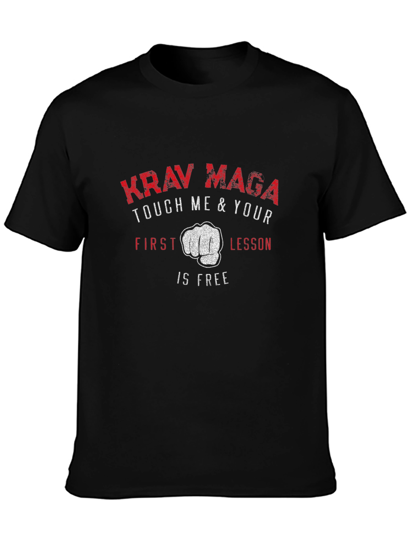 Krav Maga Touch Me T-Shirt - Funny Martial Arts Tee