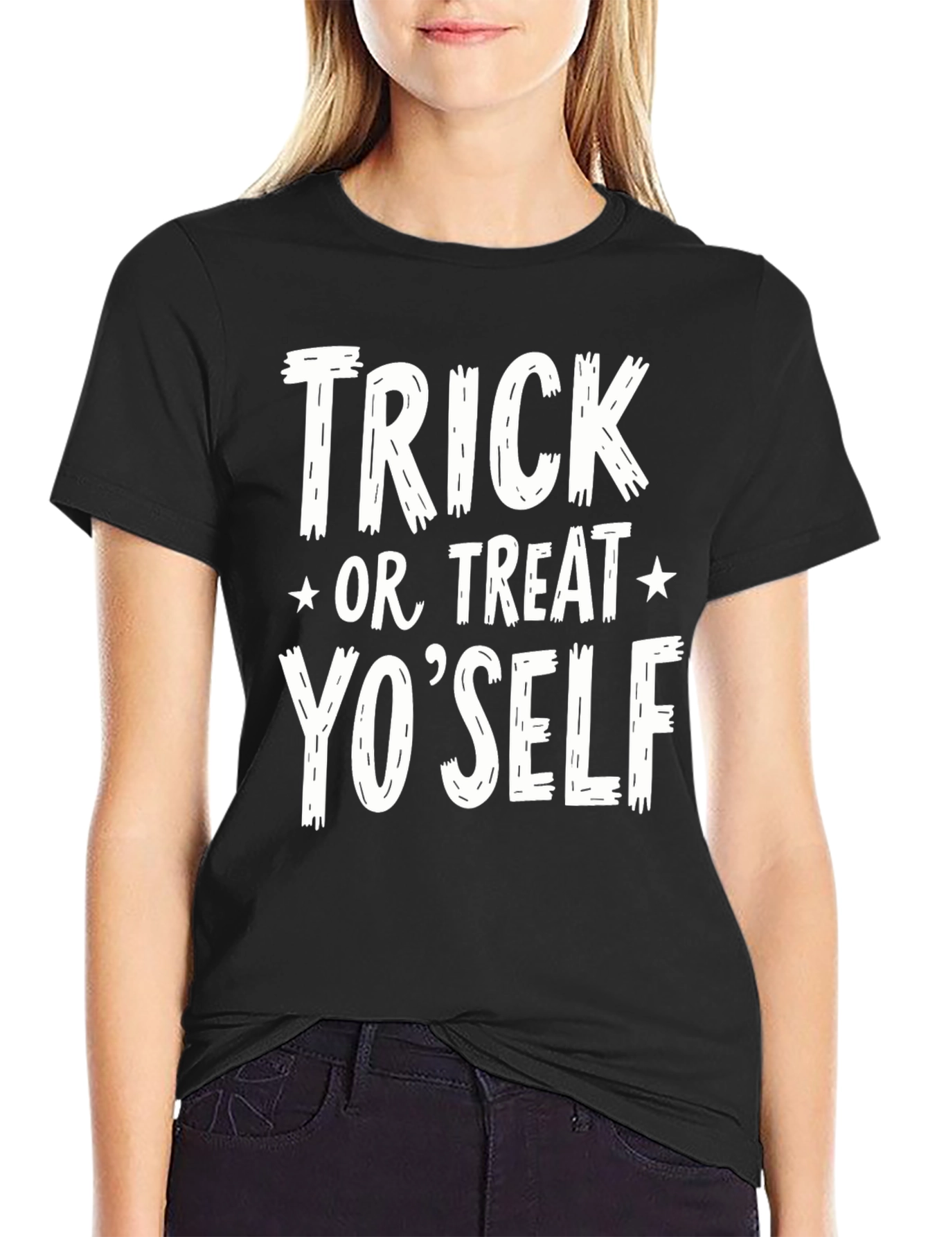 Trick Or Treat Yo Self Graphic Tee