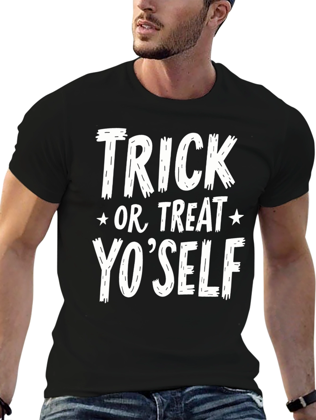 Trick Or Treat Yo Self Graphic Tee