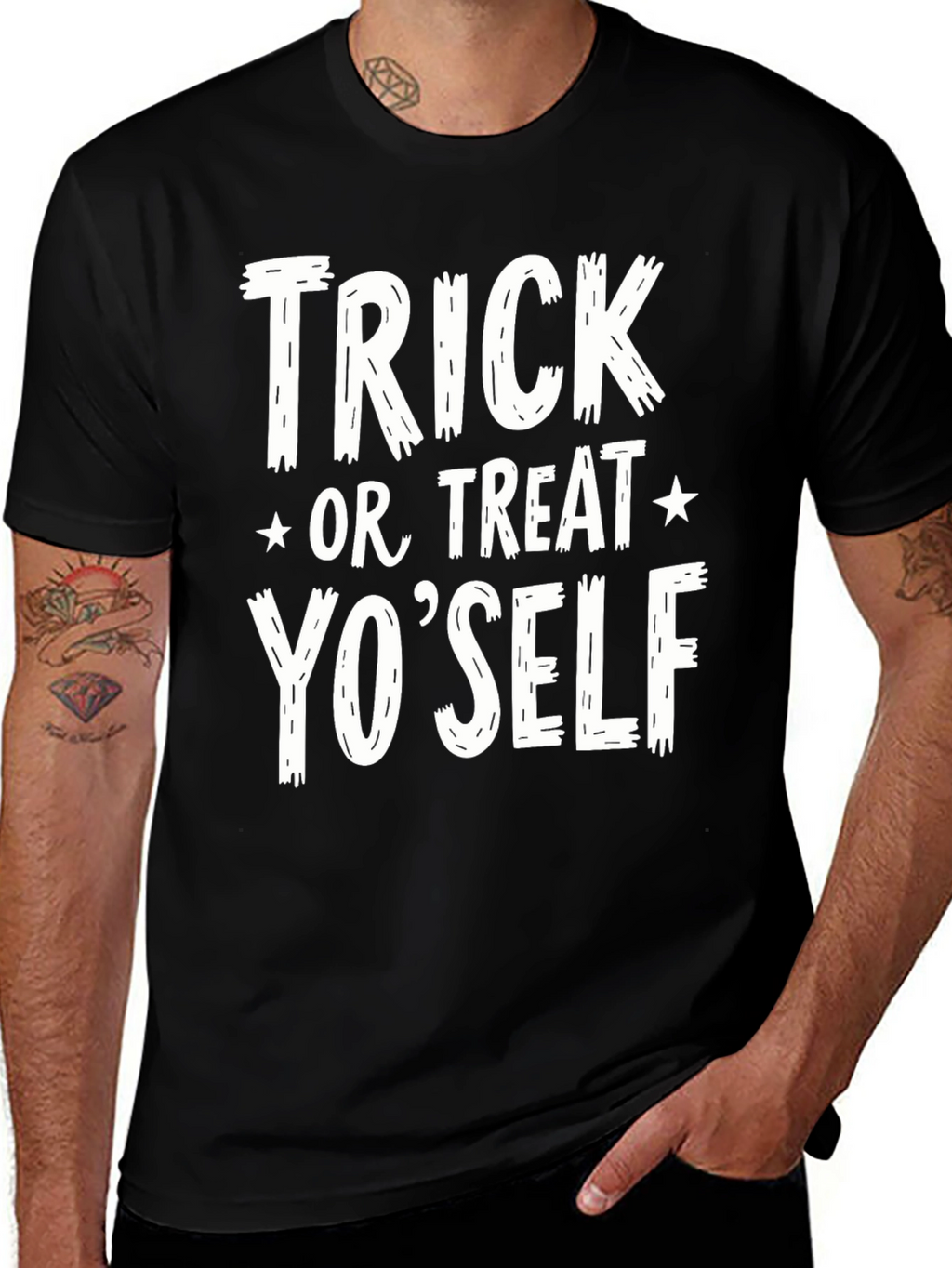 Trick Or Treat Yo Self Graphic Tee