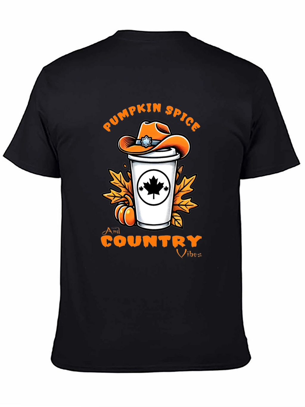 Pumpkin Spice Country Vibes T-Shirt - Fall Graphic Tee