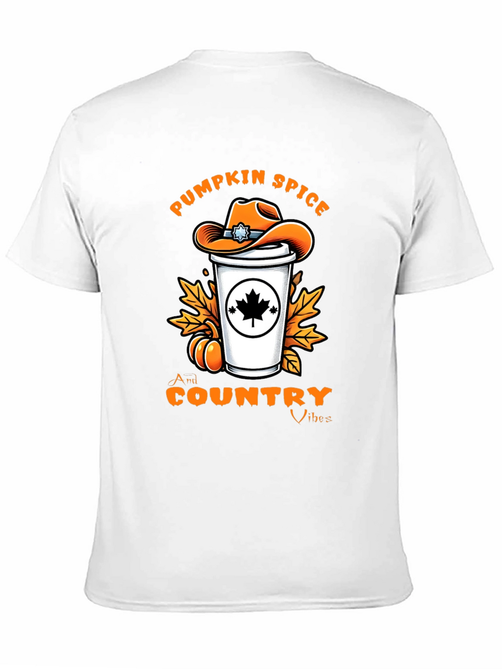 Pumpkin Spice Country Vibes T-Shirt - Fall Graphic Tee