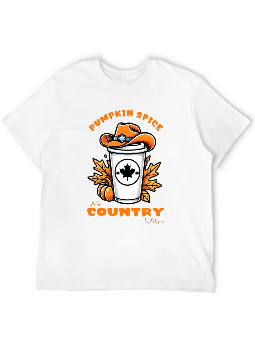 Pumpkin Spice Country Vibes T-Shirt - Fall Graphic Tee