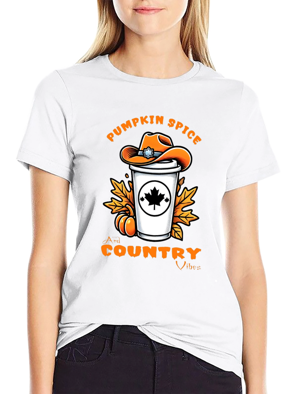 Pumpkin Spice Country Vibes T-Shirt - Fall Graphic Tee