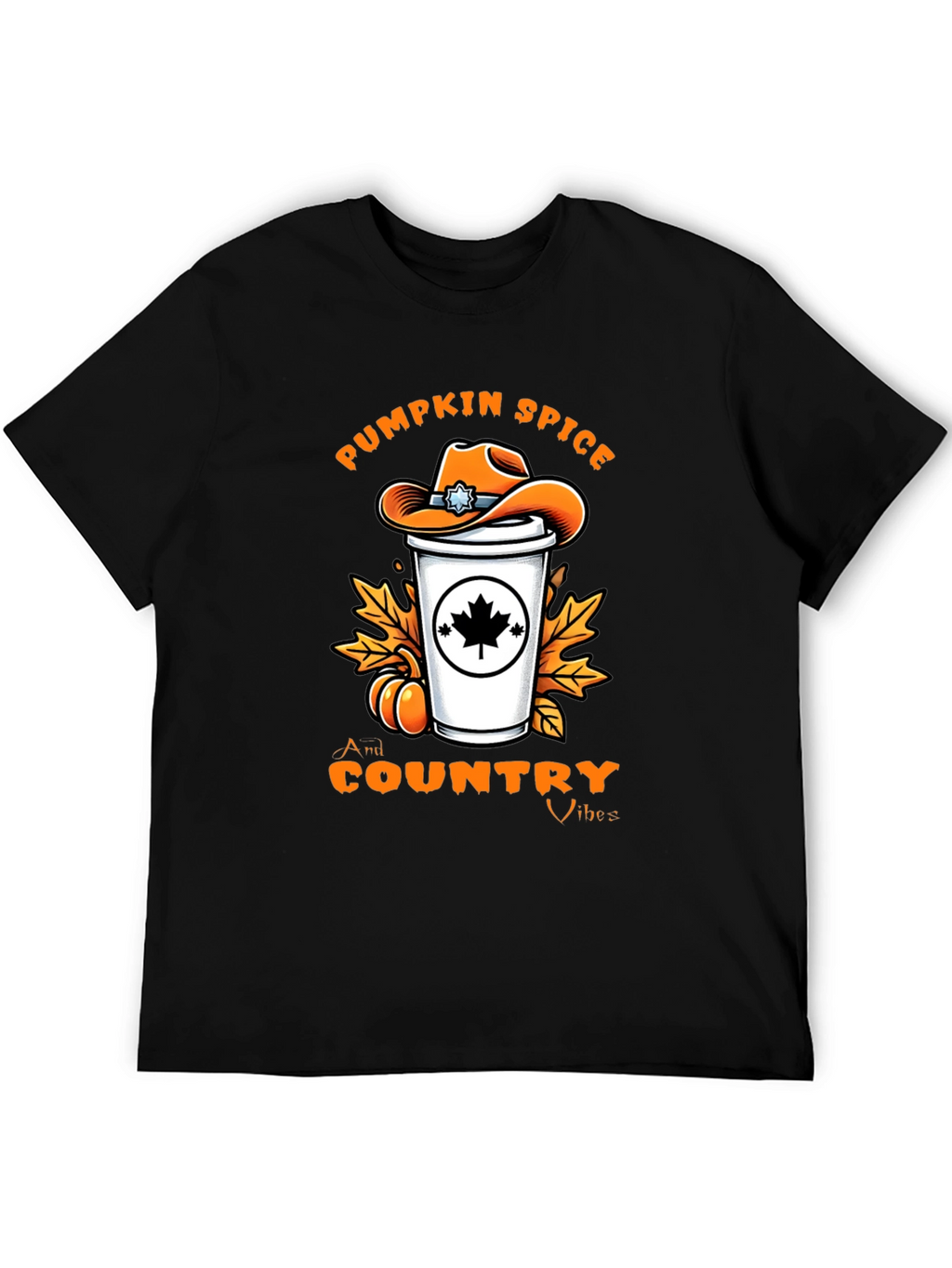 Pumpkin Spice Country Vibes T-Shirt - Fall Graphic Tee