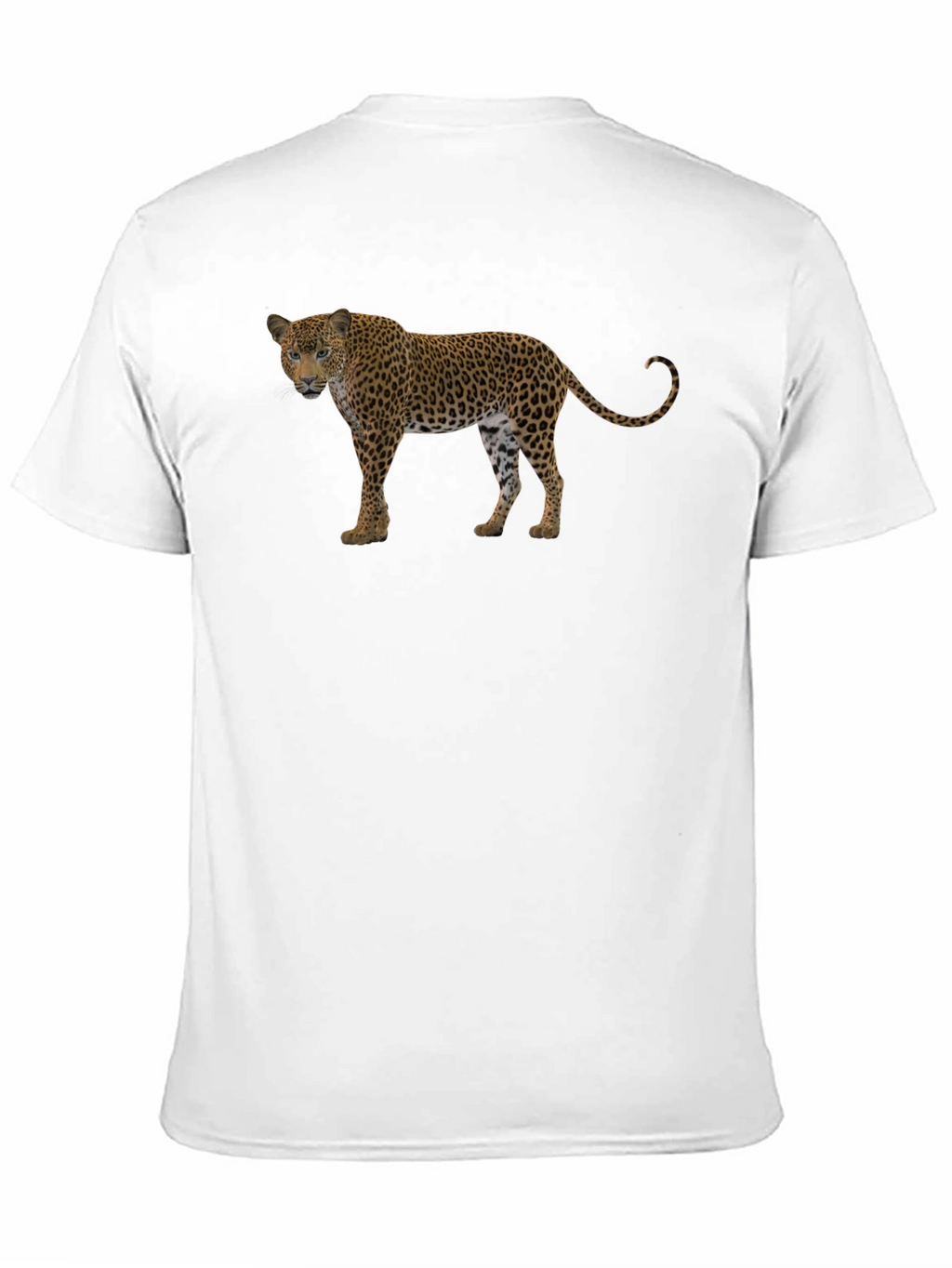 Leopard Print Black T-Shirt for Men