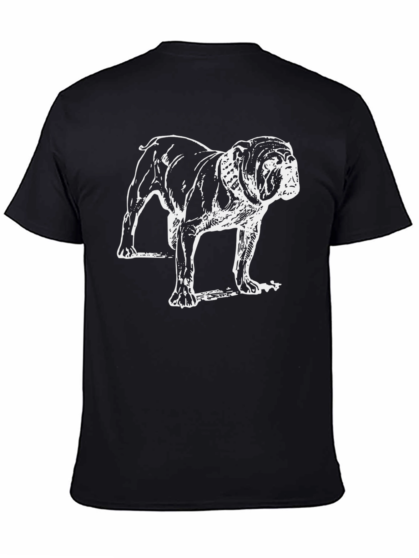 Bulldog Graphic Tee - Mens Black T-Shirt