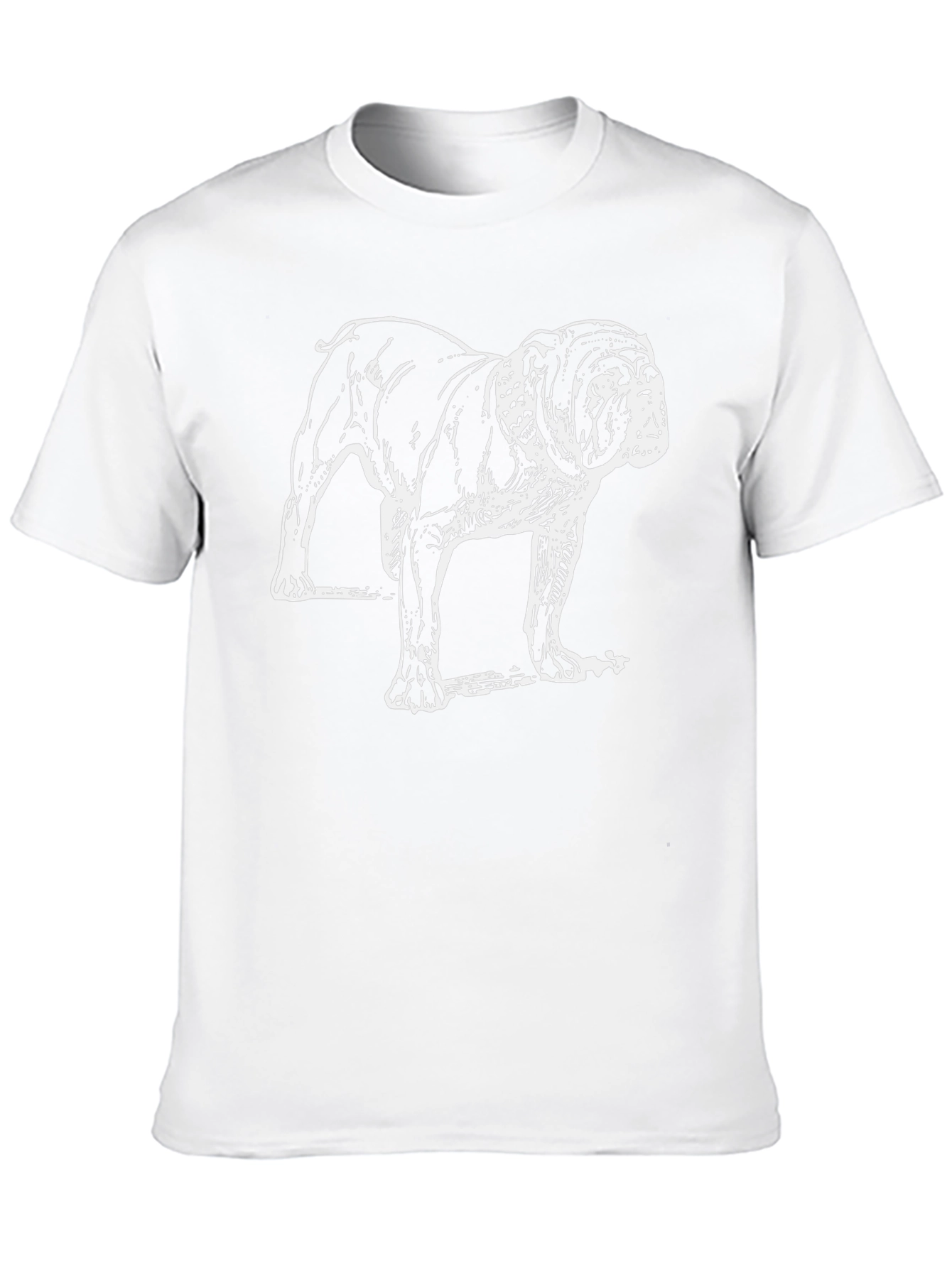 Bulldog Graphic Tee - Mens Black T-Shirt