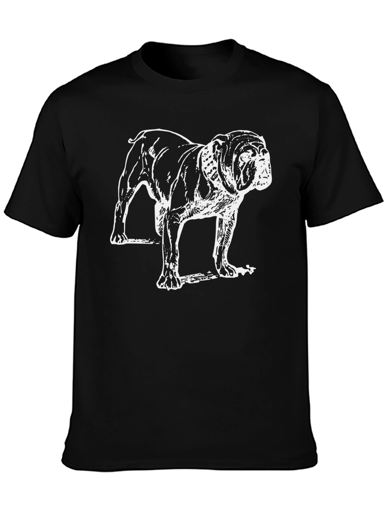 Bulldog Graphic Tee - Mens Black T-Shirt