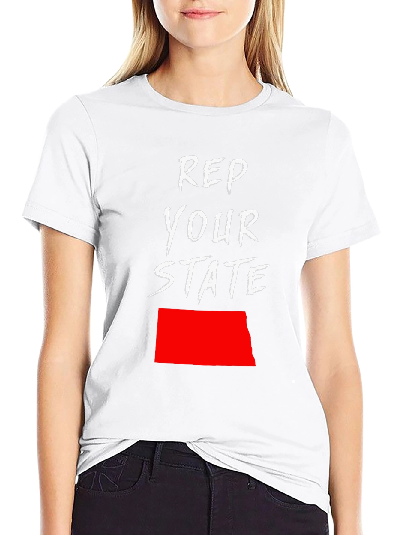Rep Your State T-Shirt - North Dakota Pride