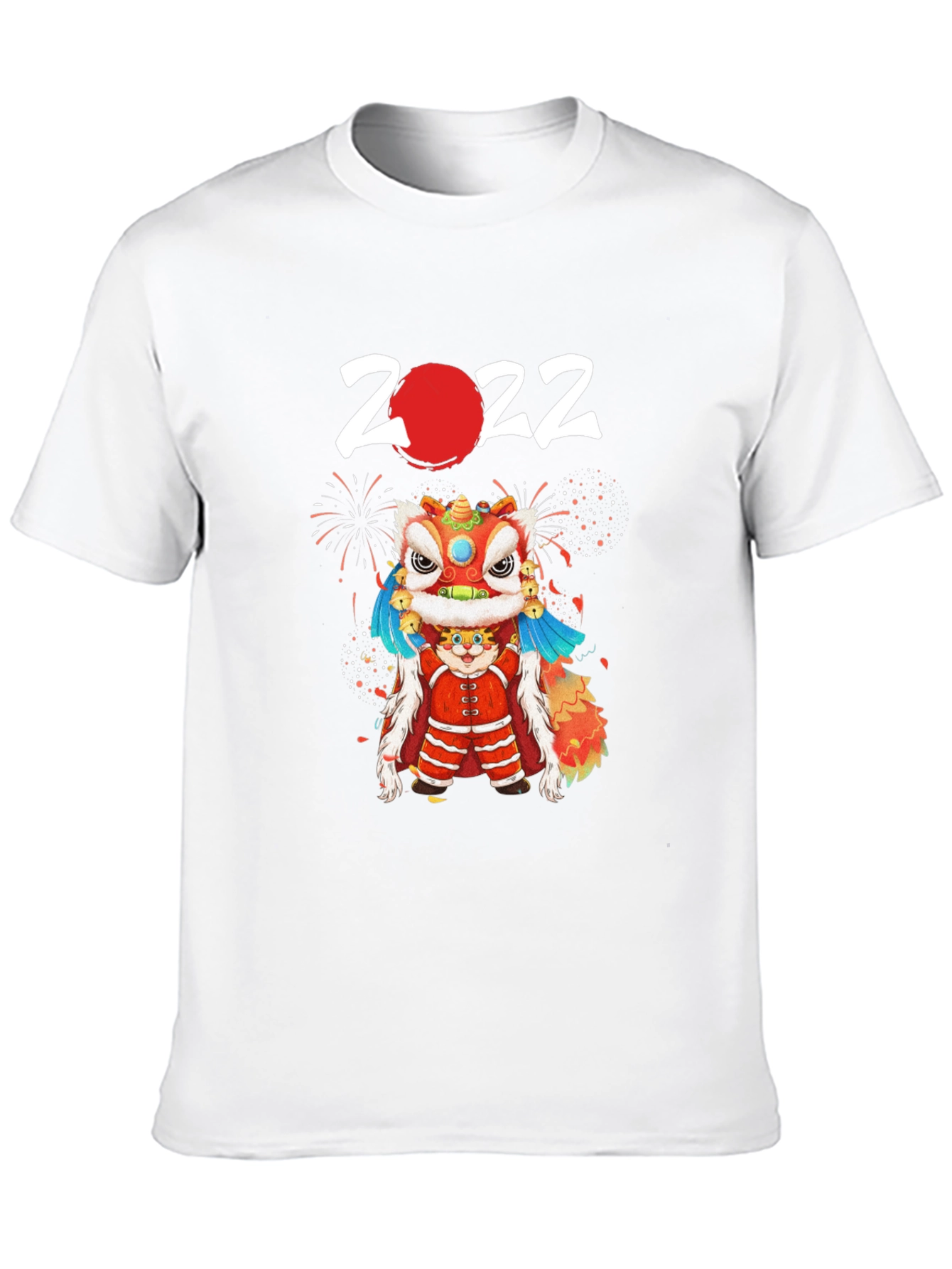 2022 Chinese New Year Lion Dance Graphic Tee