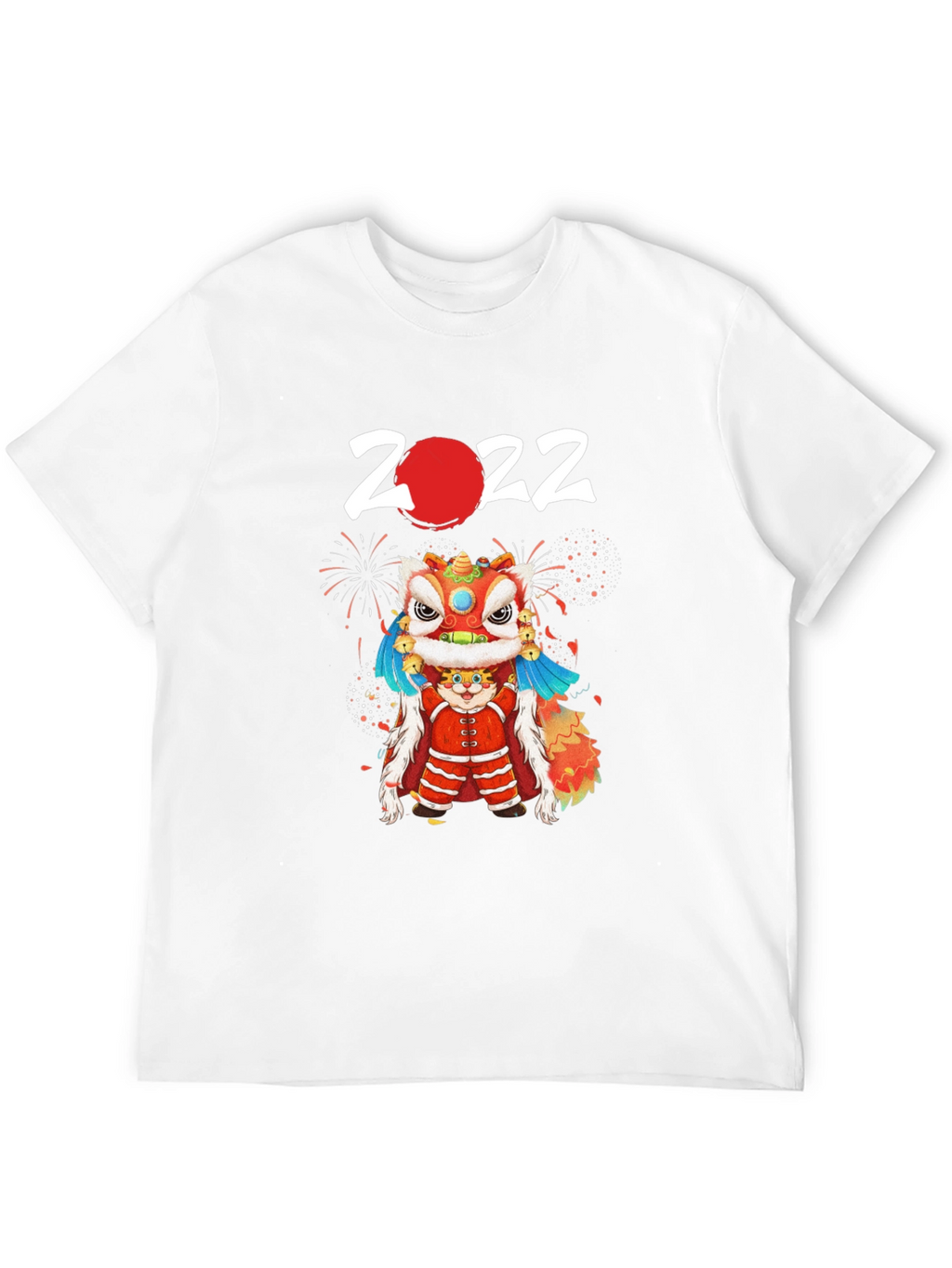 2022 Chinese New Year Lion Dance Graphic Tee