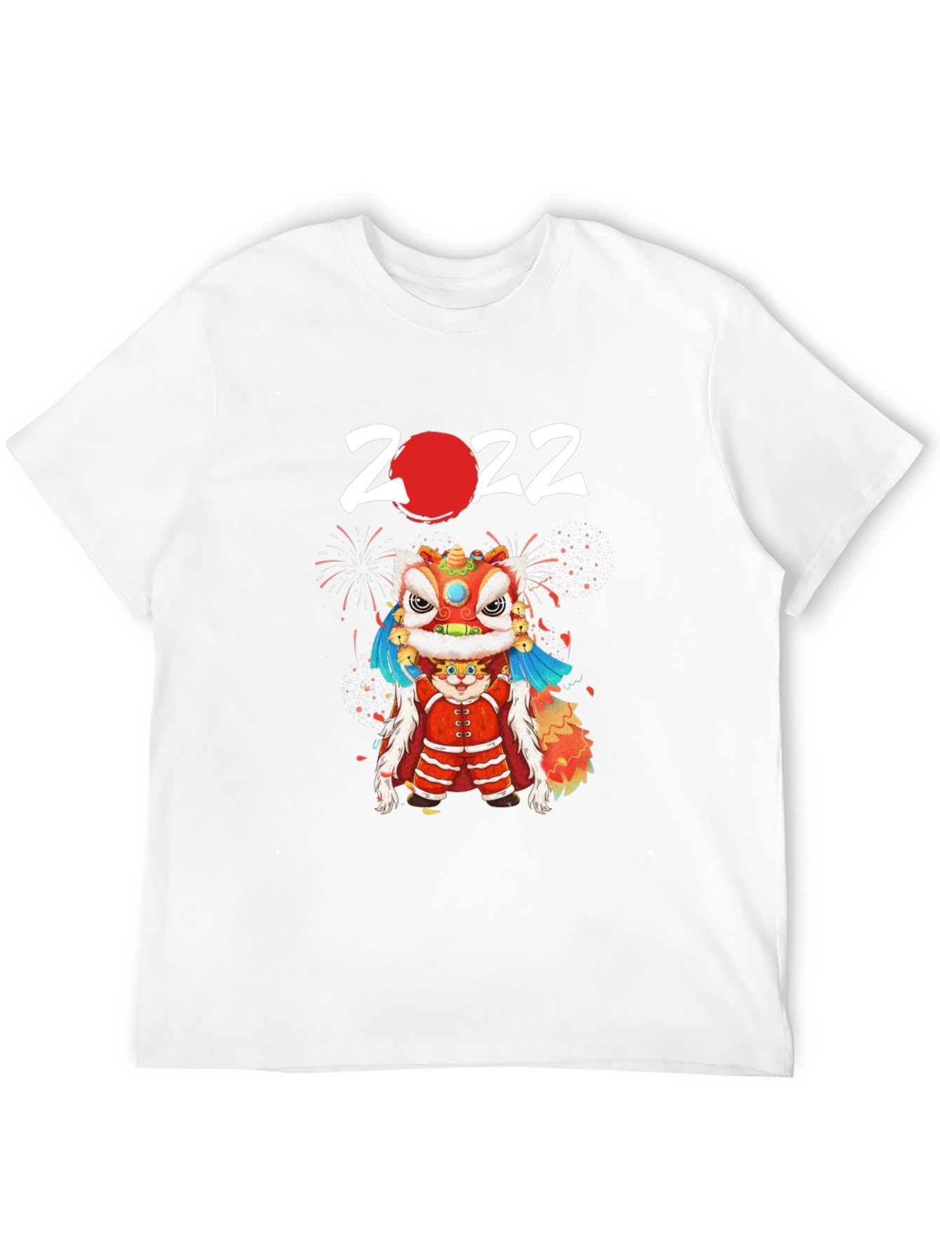 2022 Chinese New Year Lion Dance Graphic Tee