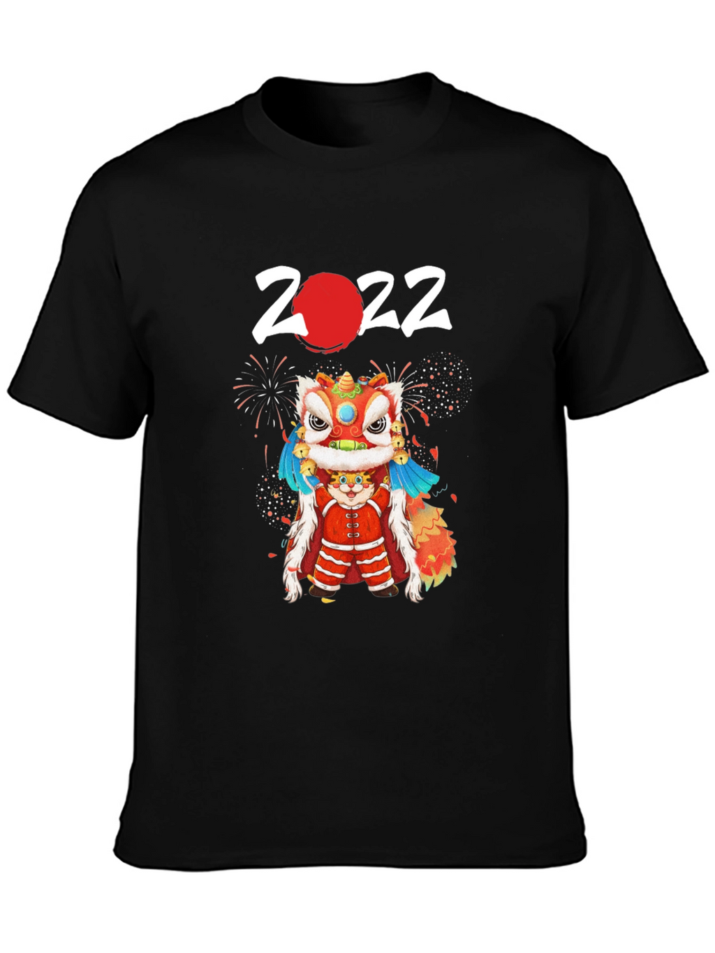 2022 Chinese New Year Lion Dance Graphic Tee